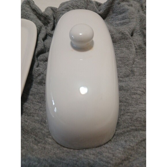 Corning Ware Butter Dish White Table Ware Made in Thailand Casual China - Picture 6 of 16